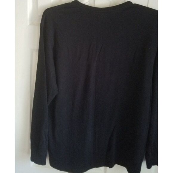 St John's Bay Long Sleeve Black Jerseys Size Large NWOT - Picture 5 of 5